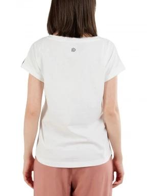 Fundango Atmos T-shirt női rövid ujjú póló fehér színben 3