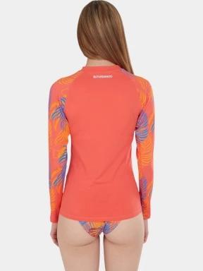 Fundango Joyce Long Sleeve Rashguard női hosszú ujjú lycra rózsaszín színben 3
