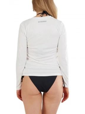 Fundango Loren Rashguard női hosszú ujjú lycra fehér színben 3