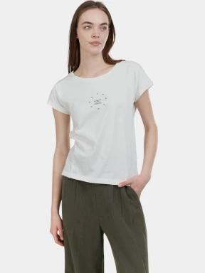 Fundango Lima T-shirt női rövid ujjú póló fehér színben 1