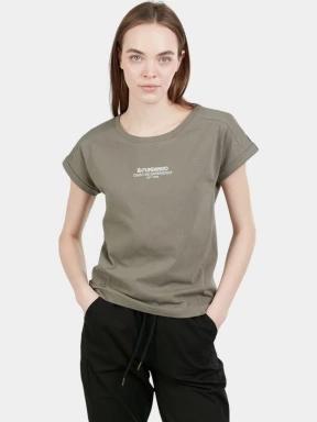 Fundango Lima T-shirt női rövid ujjú póló oliva színben 1