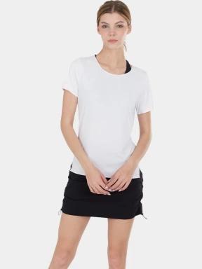 Fundango Hanabi T-shirt női rövid ujjú sport póló fehér színben 1