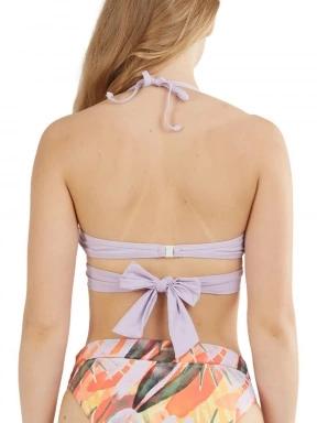 Fundango Lola Twisted Top női bikini felső lila színben 3