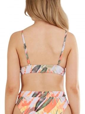 Fundango Sahara V-neck Cami Top női bikini felső lila színben 3