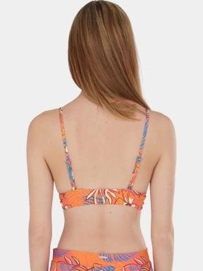 Fundango Sahara V-neck Cami Top női bikini felső rózsaszín színben 3