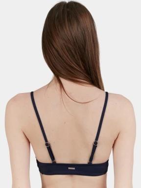 Fundango Sahara V-neck Cami Top női bikini felső sötétkék színben 3