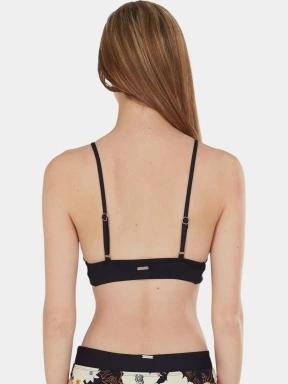 Fundango Sahara V-neck Cami Top női bikini felső fekete színben 3