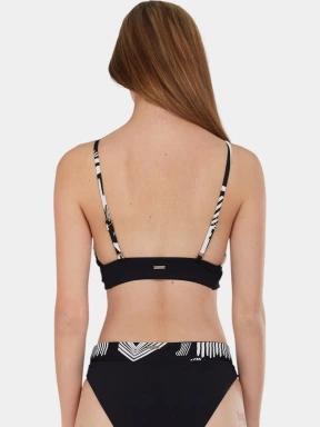 Fundango Sahara V-neck Cami Top női bikini felső fekete színben 3