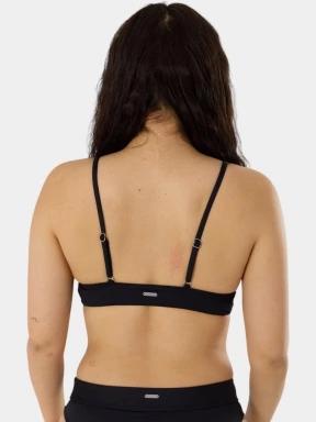 Fundango Sahara V-Neck Cami Top női bikini felső fekete színben 3