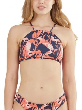 Fundango Hogg High Neck Top női bikini felső rózsaszín színben 1