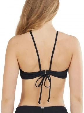 Fundango Hogg High Neck Top női bikini felső fekete színben 3