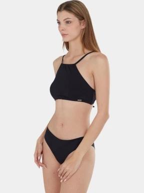 Fundango Hogg High Neck Top női bikini felső fekete színben 1