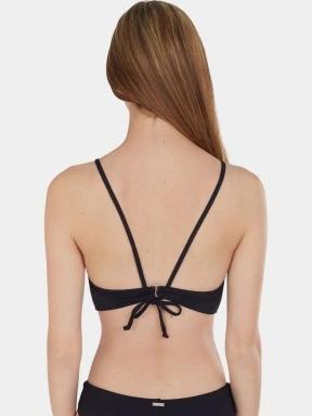 Fundango Hogg High Neck Top női bikini felső fekete színben 3