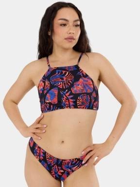 Fundango Hogg High Neck Top női bikini felső fekete színben 1