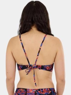 Fundango Hogg High Neck Top női bikini felső fekete színben 3