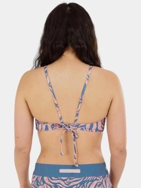 Fundango Hogg High Neck Top női bikini felső sötétkék színben 3