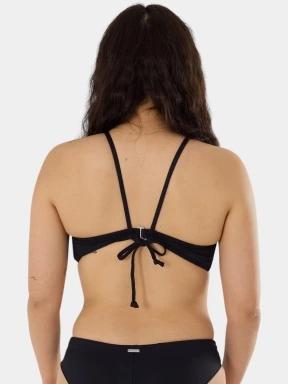 Fundango Hogg High Neck Top női bikini felső fekete színben 3