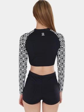 Fundango Amelia Surf Top női bikini felső fekete színben 3