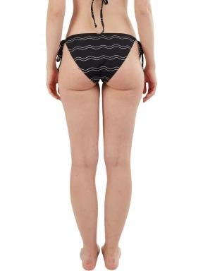 Fundango Innisfil Ties-side Bottoms női bikini alsó fekete színben 3