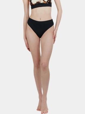 Fundango Sahara Mid Waist Full Bottom női bikini alsó fekete színben 1