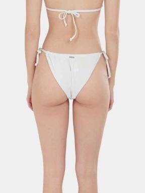 Fundango Innisfil II Tie-side Jacquard Bottom női bikini alsó fehér színben 3