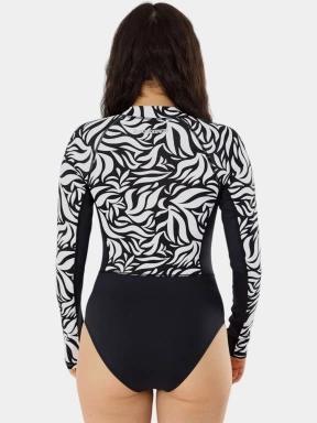 Fundango Dolphin Long Sleeve Suit női fürdőruha fekete színben 3