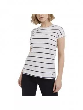 Fundango Ivanne T-shirt női rövid ujjú póló fehér színben 1
