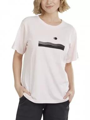 Fundango Bolton T-shirt női rövid ujjú póló rózsaszín színben 1