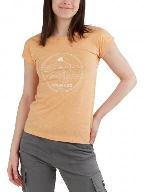 Fundango Amira T-shirt női rövid ujjú póló sárga színben 1