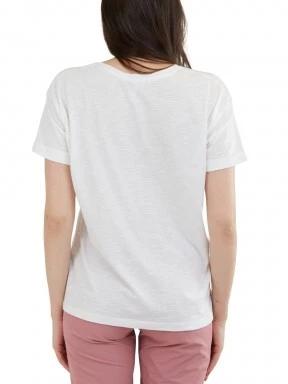 Fundango Nissa T-shirt női rövid ujjú póló fehér színben 3