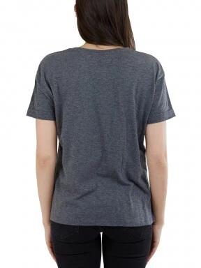 Fundango Nissa T-shirt női rövid ujjú póló szürke színben 3