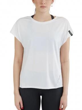 Fundango Hanabi T-shirt női rövid ujjú sport póló fehér színben 1