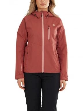 Fundango Piora Waterproof Jacket női esőkabát piros színben 1