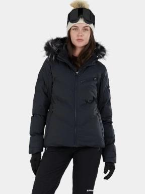 Fundango Elyra Fur Padded Jacket női steppelt síkabát fekete színben 1