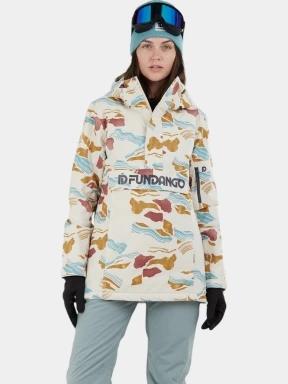 Fundango Birch ECO Logo Anorak női síkabát homok színben 1