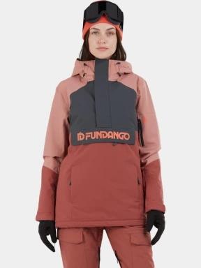 Fundango Birch ECO Logo Anorak női síkabát rózsaszín színben 1