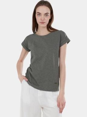 Fundango Amira T-shirt női rövid ujjú póló oliva színben 1