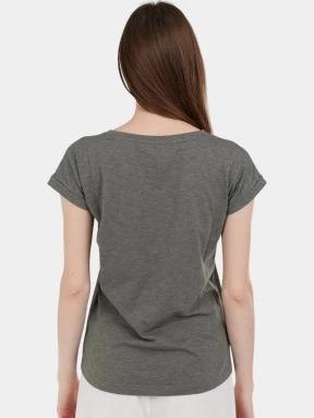 Fundango Amira T-shirt női rövid ujjú póló oliva színben 3