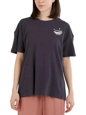 Fundango Nissa T-shirt női rövid ujjú póló fekete színben 1