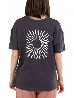 Fundango Nissa T-shirt női rövid ujjú póló fekete színben 3