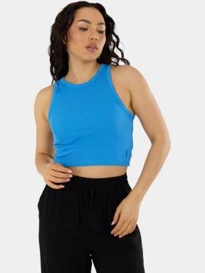 Fundango Naya Cropped Tank-T női tank top kék színben 1