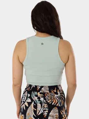 Fundango Naya Cropped Tank-T női tank top zöld színben 3