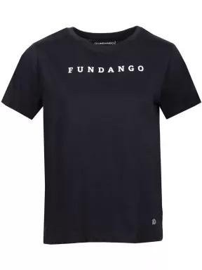 Fundango Womens Logo T női rövid ujjú póló fekete színben 1