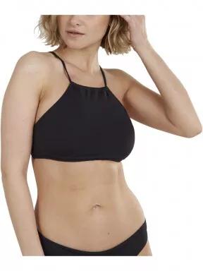 Fundango Hogg High Neck Top női bikini felső fekete színben 1