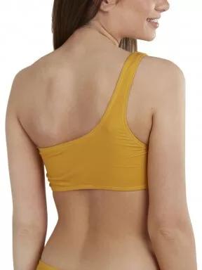 Fundango Madison One Shoulder Top női bikini felső narancssárga színben 3