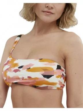 Fundango Madison One Shoulder Top női bikini felső rózsaszín színben 1