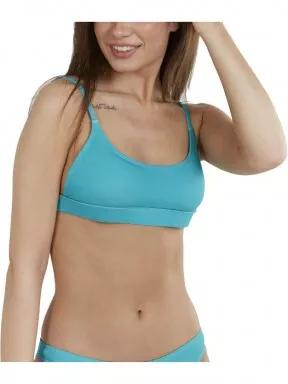 Fundango Moana Bralette Top női bikini felső zöld színben 1
