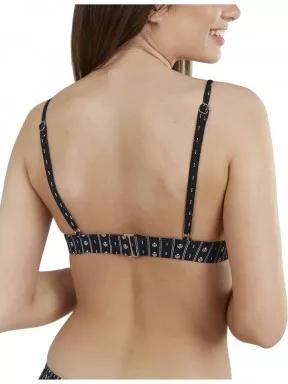 Fundango Moana Bralette Top női bikini felső fekete színben 3