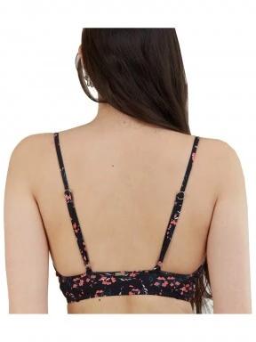 Fundango Sahara V-neck Cami Top női bikini felső fekete színben 3