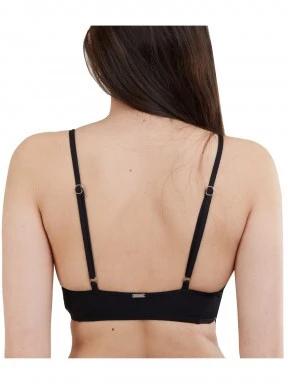 Fundango Sahara V-neck Cami Top női bikini felső fekete színben 3